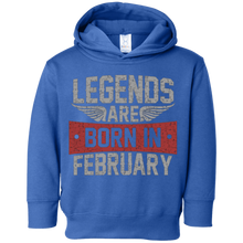 Legends Are Born in February T shirt, Birthday Gift T Shirt