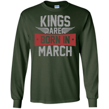 Kings Are Born in March T shirt, Birthday Gift T Shirt
