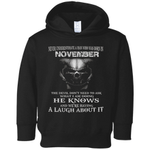 The Devil Don't Need To Ask - Born in November - Man T-shirt