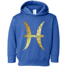 Zodiac Sign Pisces T-Shirts (Green Gold)