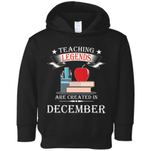 Teaching Legends are Created in December T-Shirt