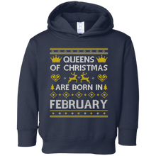 Queens Of Christmas Are Born In February Ugly Christmas Tee