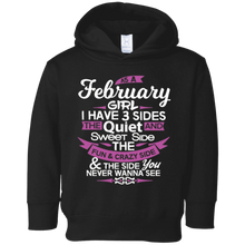 As A February Girl I Have Three Sides TShirt Birthday Gift