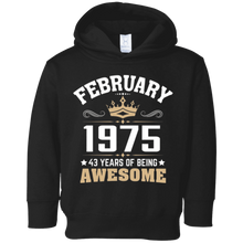 Birthday gift February 1975 - 43 years of being awesome