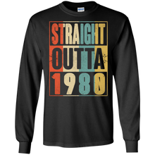 Straight Outta Retro USA 1980 37th Birthday Gift 37 Vintage