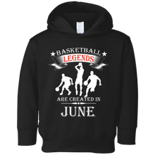 Basketball Legends are Created in June T-Shirt