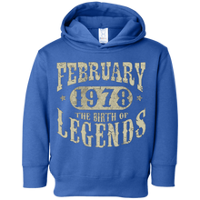 40 years 40th Birthday February 1978 Birth of Legend T-Shirt