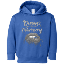 Queens Are Born In February Birthday T-Shirt for Black Women