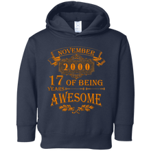 17 Of Being Years Awesome November 2000 Tee Shirt