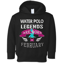 Girls' Water Polo Legends are Born February Gift T-Shirt