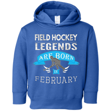 Top Boys Field Hockey Legend Born February Gift T-Shirt