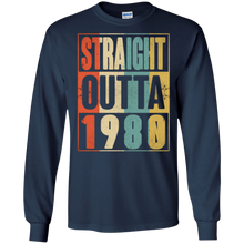 Straight Outta Retro USA 1980 37th Birthday Gift 37 Vintage