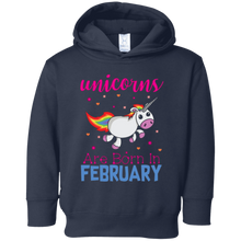 Unicorns are Born in February Birthday Cute T-Shirt for Girl