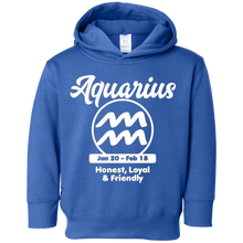 Aquarius Zodiac Sign Symbol Qualities T-shirt (Dark)