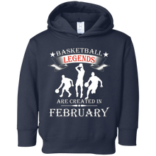 Basketball Legends are Created in February T-Shirt