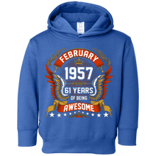 February 1957 61th Birthday 61 Years Old Gift T-Shirt