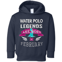 Girls' Water Polo Legends are Born February Gift T-Shirt