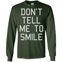 Don't Tell Me To Smile Feminism Feminist Graphic T-Shirt