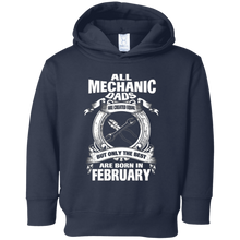 The Best Mechanic Dad Born In February Funny Tshirt.