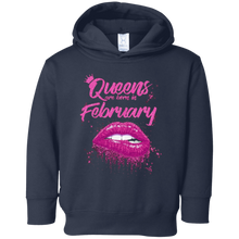 Queens Are Born In February Birthday T-Shirt for Black Women