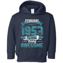 February 1953 Birthday 65 Years Of Being Awesome T-Shirt