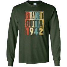 Straight Outta Retro USA 1942 75th Birthday Gift 75 Vintage