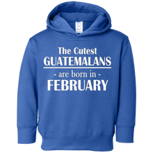 The Cutest Guatemalans Are Born In February Birthday T-Shirt
