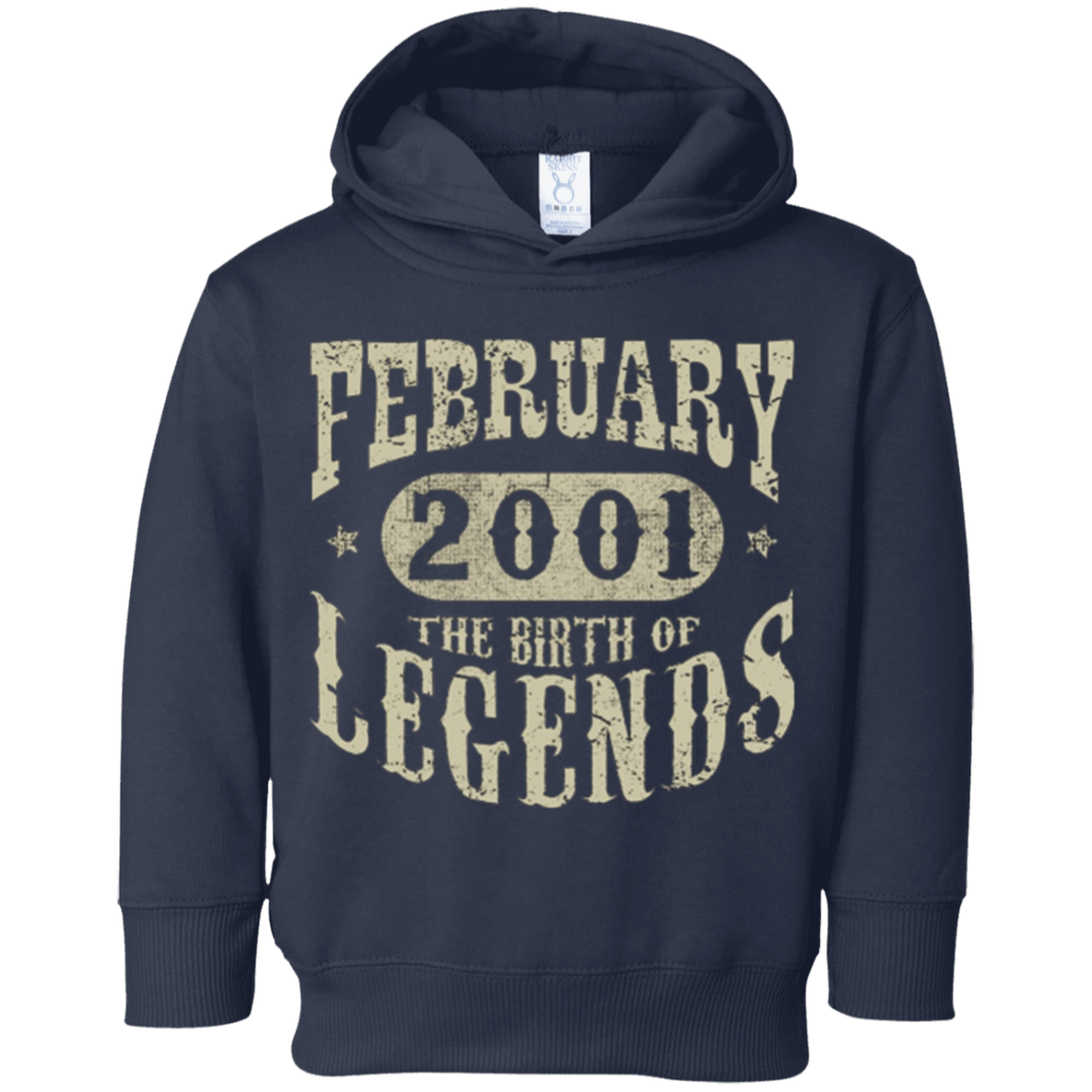 17 years 17th Birthday February 2001 Birth of Legend T-Shirt