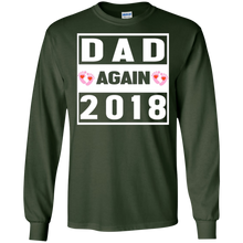 Mens Dad again 2018 T-Shirt Lovely New Daddy Gift