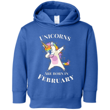 Unicorn February Birthday T Shirt Kids Funny Celebrate