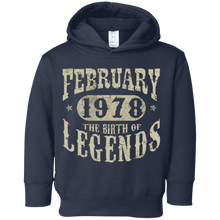 40 years 40th Birthday February 1978 Birth of Legend T-Shirt