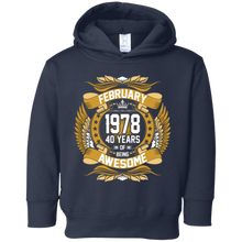 February 1978 40th Birthday 40 Years Old Gift T-Shirt