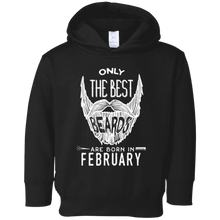 Mens Only the Best Beards Are Born in February Birthday Shirt Men