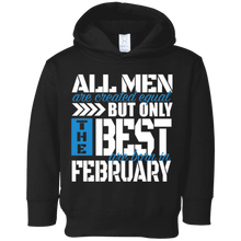 Mens All Men Are Created Equal Best In February Birthday T Shirt