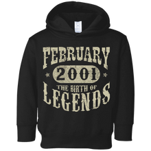 17 years 17th Birthday February 2001 Birth of Legend T-Shirt