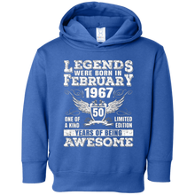 Legends Were Born In February 1967 50th Birthday T Shirt