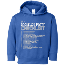 Mens Funny Bachelor Party Checklist Shirt - Groomsmen Best Man