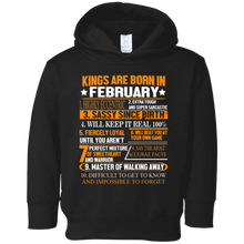 Mens Kings Are Born In February Birthday Gift Shirt
