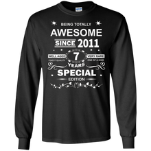 Awesome Since 2011 Special Edition 7th Birthday T-Shirt