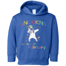 Dabbing Unicorns are Born in February Birthday T-Shirt