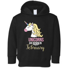 Unicorns Are Born In February T Shirt | Birthday Gift Idea