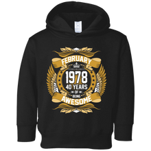 February 1978 40th Birthday 40 Years Old Gift T-Shirt
