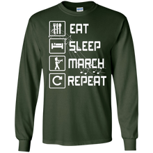 Eat Sleep March Repeat Marching Band T-Shirts