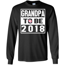 Mens Grandpa to be 2018 T-Shirt Lovely Papa Gift