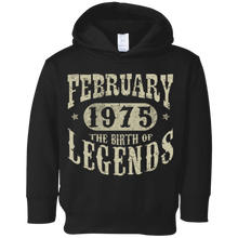 43 years 43rd Birthday February 1975 Birth of Legend T-Shirt
