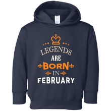 Legends Are Born In February T-shirt