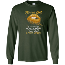I'm a March Girl Shirt Funny Birthday T-Shirt for Women