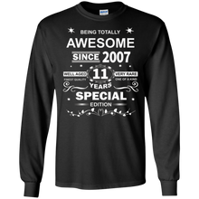 Awesome Since 2007 Special Edition 11th Birthday T-Shirt