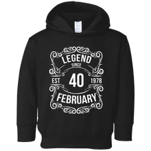 Legend Since February 1978 T-Shirt 40th Birthday
