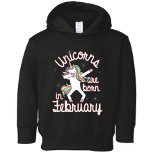 Unicorns are born in February T-Shirt Dabbing Birthday Girl